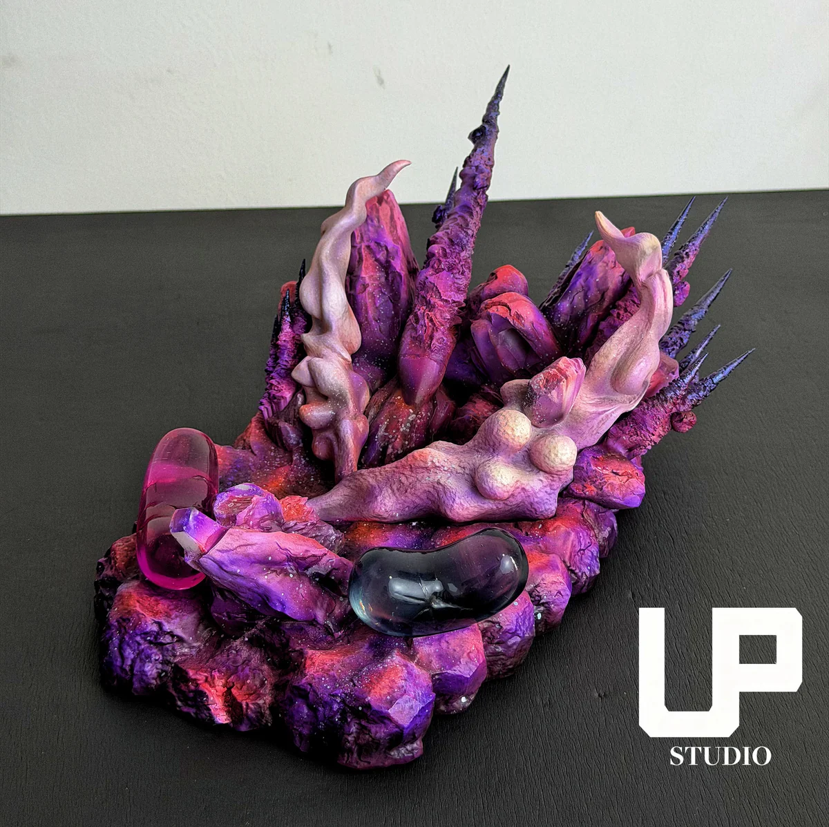 See the limited edition 1/6 Janemba Dragon Ball Z resin statue from all angles, showcasing its menacing pose, powerful aura, and intricate base details.