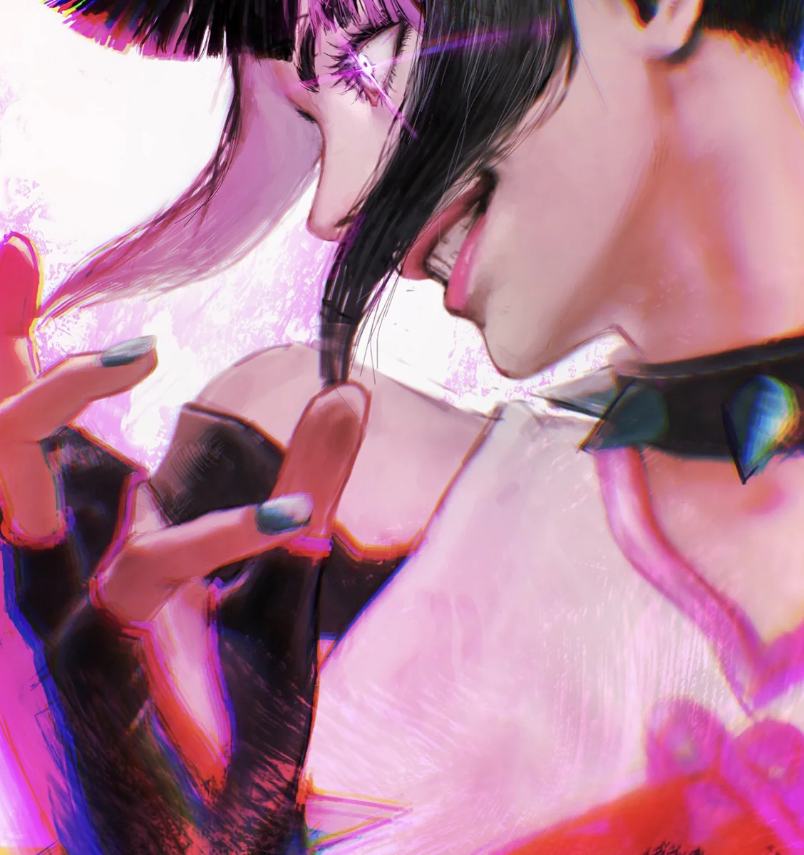"Dynamic Limited Edition Juri Han Street Fighter art print. View multiple angles of this premium framed gaming artwork, highlighting her fierce style."