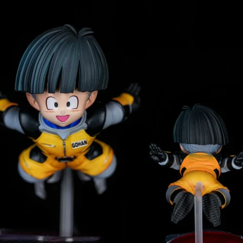 "Premium Dragon Ball Gohan figure in an exclusive WCF astronaut suit by LeaGue Studio, a must-have collectible for fans."