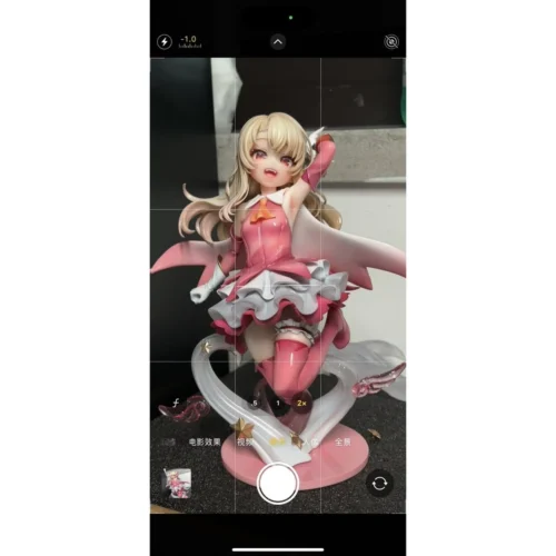 "Dynamic Illya Fate Series 1/7 scale statue from Fix Cast Studio, showcasing detailed character design, vibrant energy, and ethereal aura."