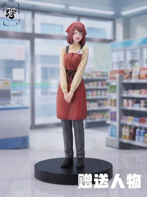 "Artistic view of the 1/6 Sasaki & Miss Tayama Smoking Duo Urban Diorama resin statue, showcasing realistic figures, gritty backdrop."