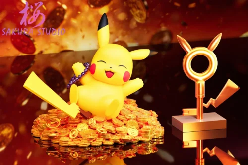 Laying Down Pikachu 3.0 - Pokemon Resin Statue - SAKURA Studio - Image 2