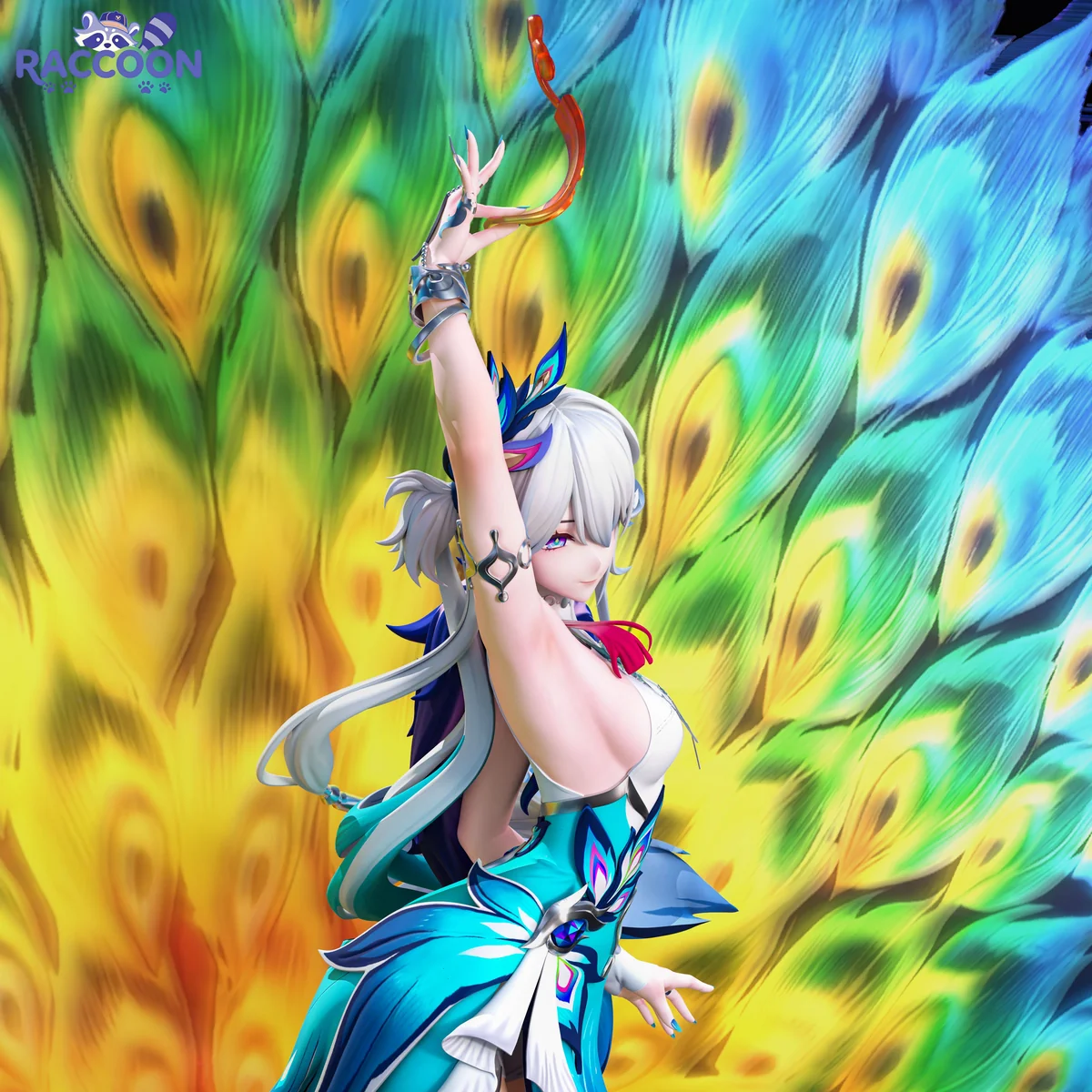 "Honkai Star Rail Yao Guang 1/6 resin statue gallery, showcasing ethereal celestial grace, dynamic pose, and ornate diorama from various angles."