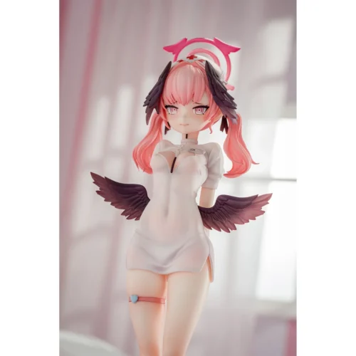 "Exclusive 1/7 & 1/4 Blue Archive Koharu nurse statue by SUCCUBI Studio. Playful dynamic pose, vibrant colors, and intricate details from all angles."