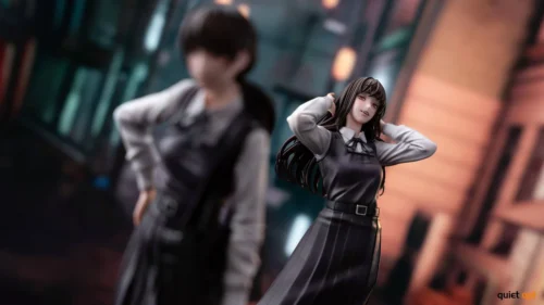 QuietArt Studio's limited 1/6 Asa Mitaka & War Devil Yoru Chainsaw Man statue. Reveals dynamic, intricate dark fantasy art.