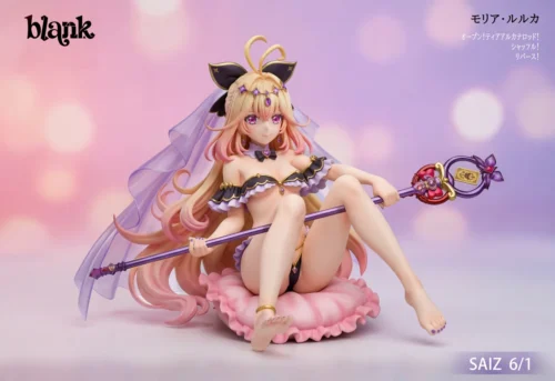 "Exquisite 1/6 Ruru Amour figure from HUGtto! Pretty Cure by Starcore Studio. She is beautifully posed on a unique, plush pillow base, radiating magic."