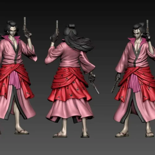 "Ultra-limited Izo One Piece figure by Longhu Studio x Ghost-Studio. Intricate details and dynamic pose from multiple angles. Premium exclusive."