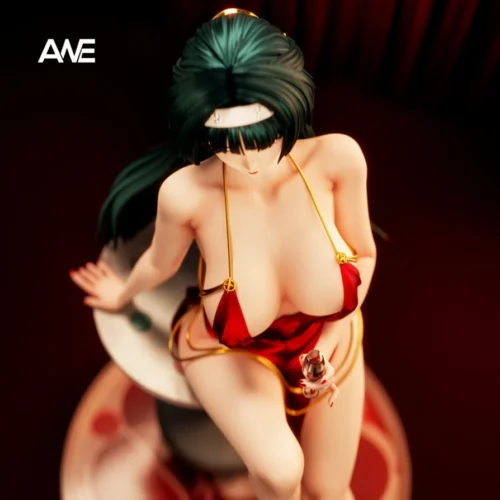 "Exclusive Yaojiayin Zenless Zone Zero resin figure by ANE Studio. Dynamic angles showcase vibrant character, intricate urban combat base details."