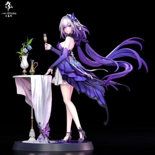 "Exquisite Xiadie Dreamy Butterfly Honkai: Star Rail resin statue, a limited edition figure with dynamic pose and ethereal butterfly design."