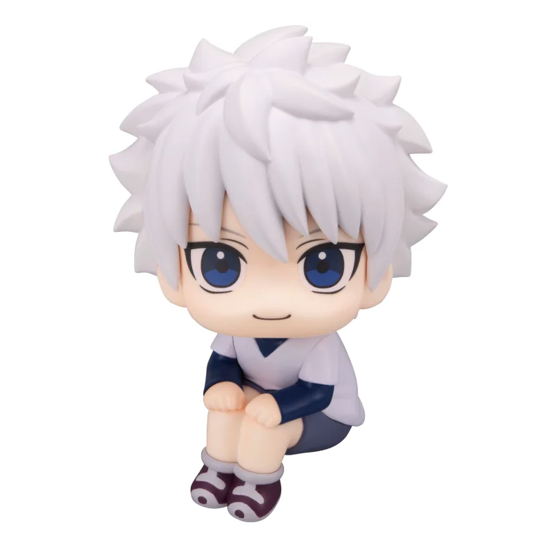 Official MegaHouse Hunter x Hunter Gon & Killua chibi figures. See their adorable upward gaze and playful details from various angles in this collectble.