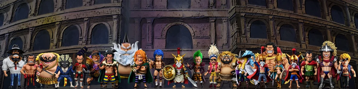 Dynamic One Piece Damask GK figure by A Plus Studios. Intricate sculpting, powerful combat pose, and premium arena base captured from various angles.