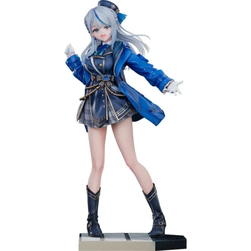 "Stunning Ruka Original Statue by Good Smile Company, showcasing a dynamic pose with ethereal water effects and exquisite aquatic design."