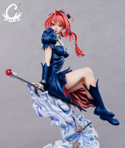 Iconic MÄR Dorothy 1/6 scale premium statue by Poke-Studio, showcasing the dynamic fantasy witch with intricate magical aura and mystical base.
