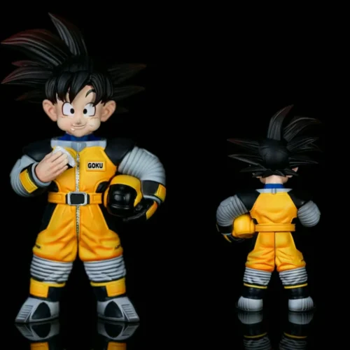 "Iconic WCF Astronaut Goku figure by LeaGue Studio, capturing the Dragon Ball hero in his unique space suit, inspired by dynamic manga cover art."