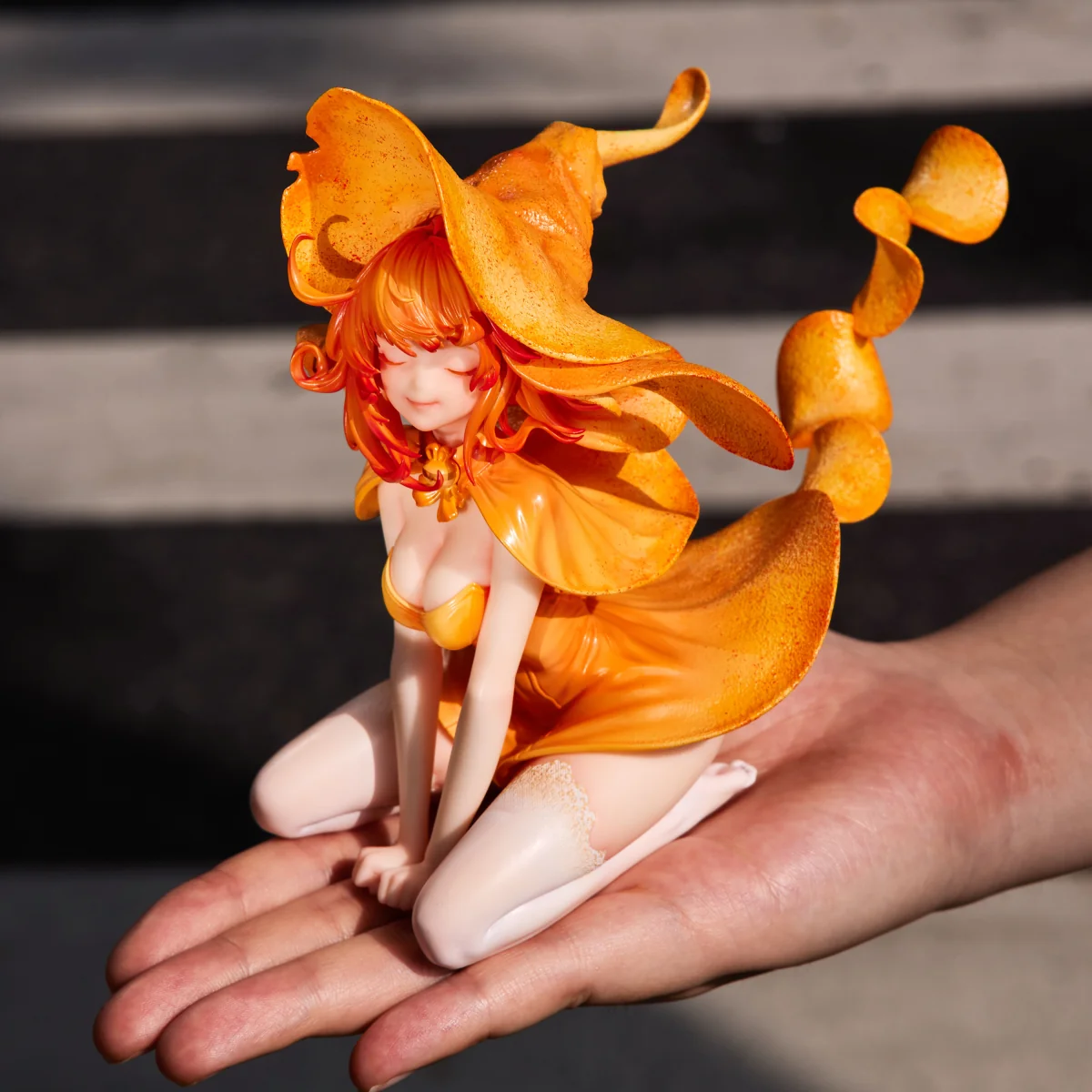 "WeArtDoing Chip Fairies Sleeping Beauty statue, an exquisite authorized limited edition showcasing detailed sculpt and vibrant potato chip elements f