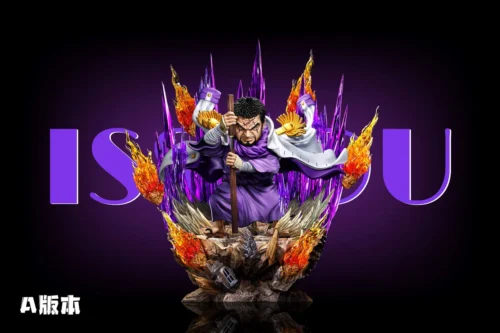 "Premium gallery views of the One Piece Fujitora GK collectible statue, showcasing its exquisite details, dynamic pose, and majestic gravity power."
