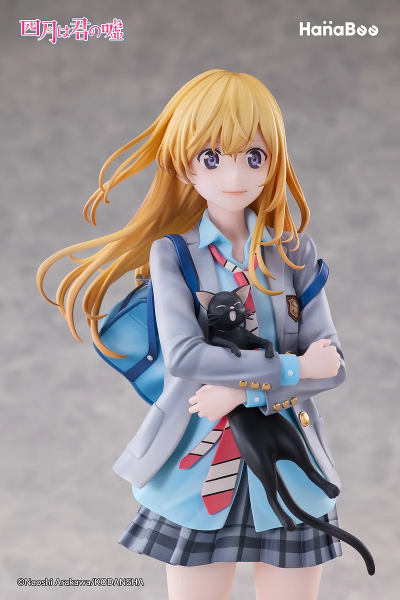 "Officially licensed Kaori Miyazono 1/6 scale figure. Dynamic violin performance, elegant pose, vibrant details from multiple angles."