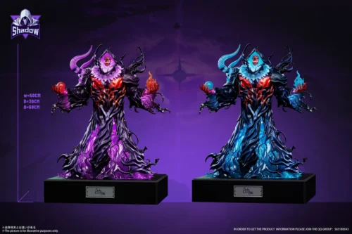 "Shadow Legion Fang Original Statue main image showcasing its massive scale, razor-sharp features, and intense LED eyes, a premium dark fantasy."