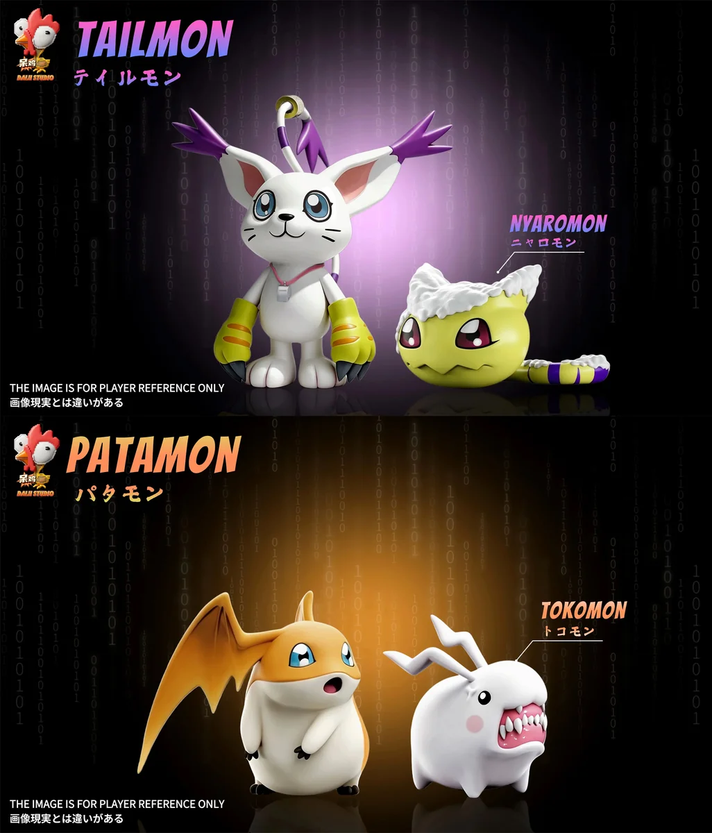 Adorable limited edition Digimon Partner Duo Chibi Statue, showcasing two iconic figures in a playful, dynamic pose for collectors.