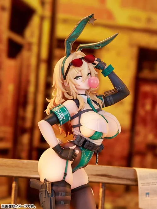 "Good Smile Company's captivating Bunny Cops 01 Officer figure gallery, highlighting exquisite sculpting from all angles and dynamic action details."
