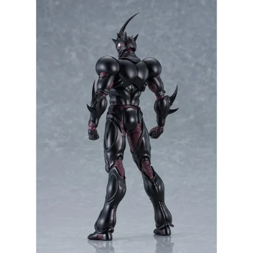 "Guyver III figma showcasing intricate bio-mechanical armor from various angles. This iconic Max Factory Studio statue features dynamic articulation."