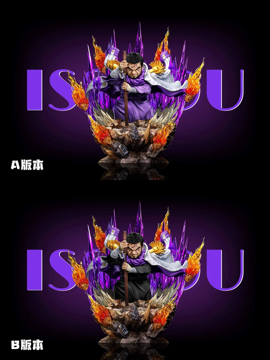 "Exquisite A+ Studio One Piece Fujitora Issho GK statue in a dynamic pose, showcasing his majestic gravity power and intricate details."
