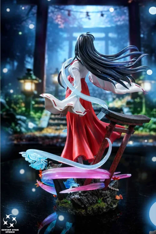 "Premium 1/6 Kikyo Inuyasha resin statue. Gallery views capture ethereal priestess Kikyo's serene power, tragic grace, and intricate details."