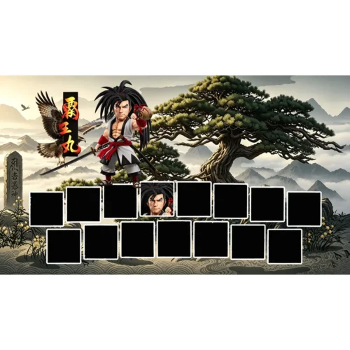 "Exclusive limited edition WCF Haohmaru Samurai Shodown figure gallery. Dynamic chibi warrior statue by TOY Studio, with fierce action and iconic.“