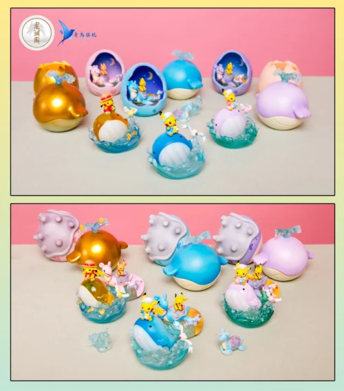 Sailor Pikachu & Ditto & Wailord Egg Shell - Pokemon Resin Statue - QN Studios - Image 2