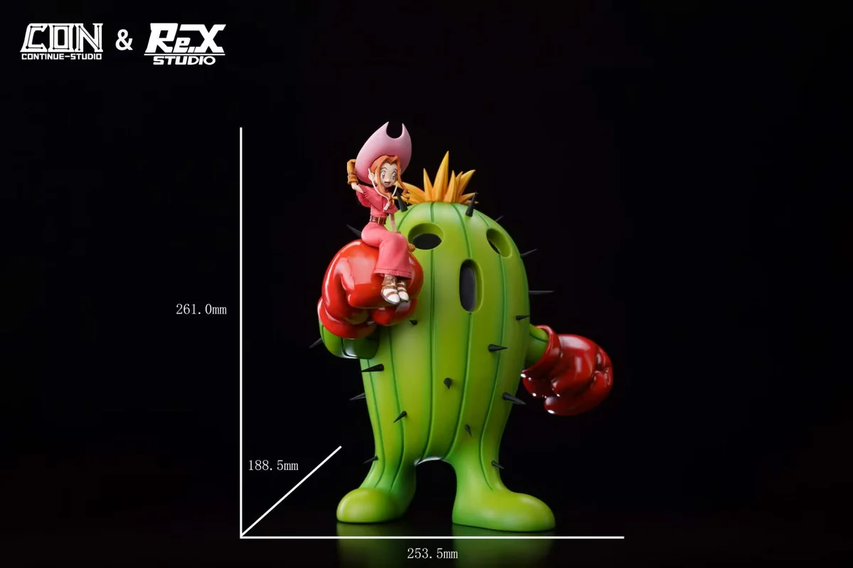 "Premium MH Scale Digimon Mimi Palmon Figure resin statue. Detailed gallery views showcase exclusive craftsmanship and dynamic scene from multiple."