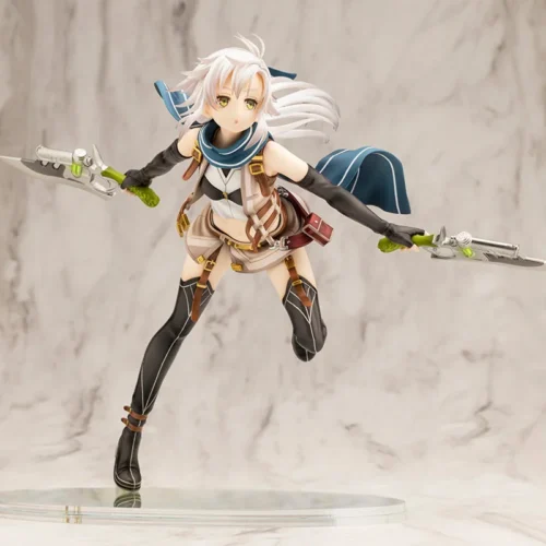 "Fie Claussell Kotobukiya statue in a dynamic, action-ready pose, showcasing intricate detail and authentic quality from The Legend of Heroes: Trails."