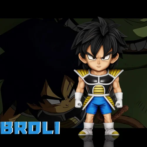 "Premium C-STUDIO Broly Dragon Ball figure, capturing explosive power and dynamic combat energy in a compact, intensely detailed statue."