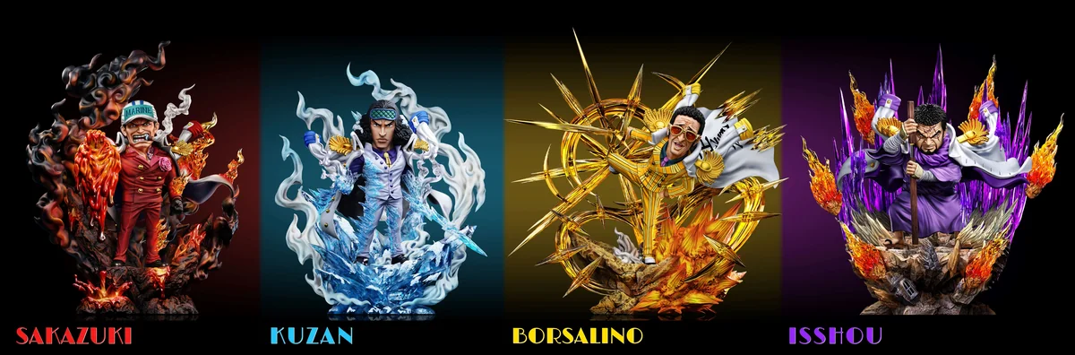 "Exquisite One Piece Fujitora GK collectible statue by A+ Studio, showcasing his majestic gravity power, dynamic pose, and intricate sculpt details."
