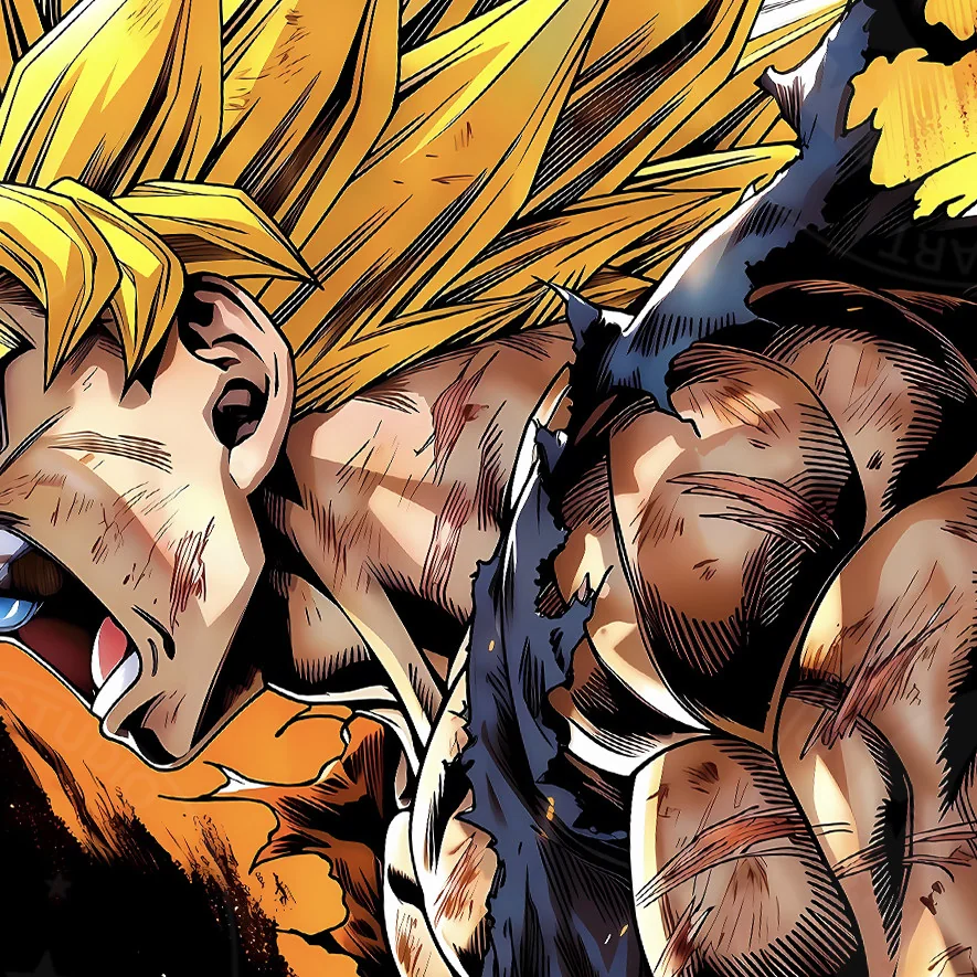 "Limited Edition Super Saiyan Goku art print, showcasing dynamic pose, vibrant cosmic background, and intricate details. A premium collectible."