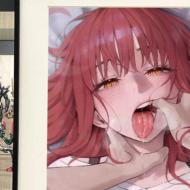 "Premium German art print of Chainsaw Man Makima, a hand-numbered limited edition, showcasing intricate details and ethereal beauty against a cosmic."