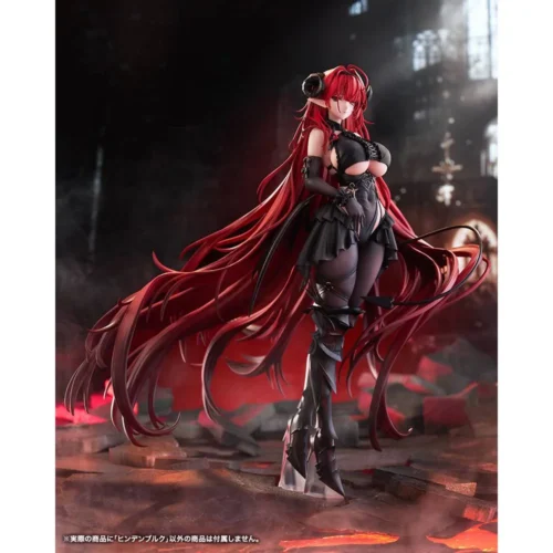 "Azur Lane Hindenburg Hildegard premium figure: powerful sci-fi warship girl in dynamic pose, exquisite detail, intricate mech weaponry. Stunning coll