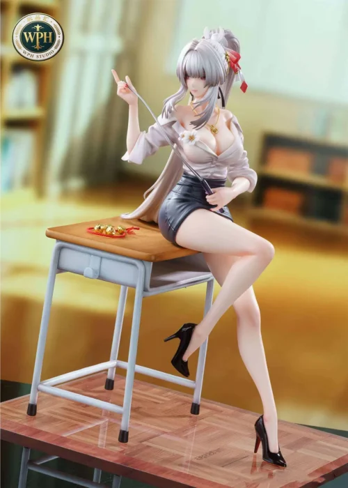 "Elegant Wuthering Waves Feixue Tutor 1/6 scale premium resin statue, highlighting her graceful aesthetic and intricate details."