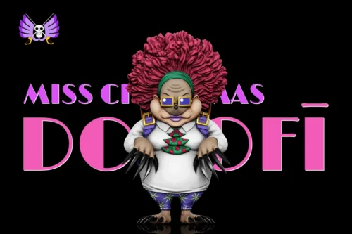 "Dynamic Miss. Christmas Dorophy One Piece statue by A+ Studio, showcasing her iconic Baroque Works style. A premium collectible figure."