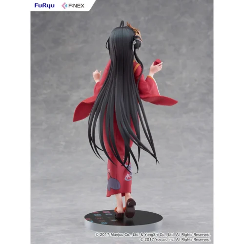 "Azur Lane Taihou Yukata 1/7 scale figure by F:NEX. View exquisite details, graceful pose, and vibrant yukata from various angles."