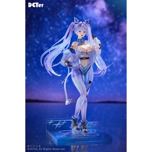 "Aira 1/7 scale figure: detailed views of her stunning ethereal celestial design and exclusive bonus face from various angles. DCTer Studio original."