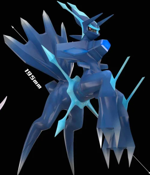 "Dynamic Wonder Studio Dialga Palkia Origin Forme Pokémon statue showcasing intricate details and cosmic power from multiple angles."