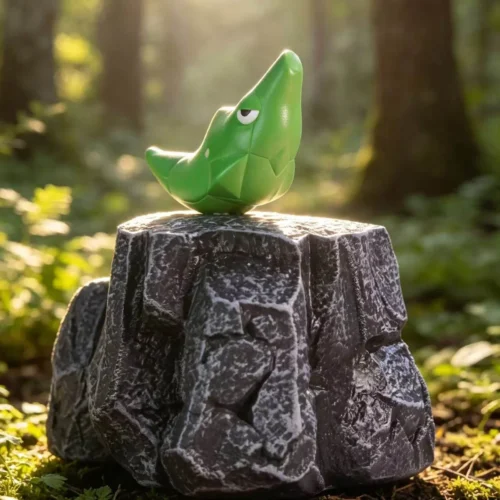 "Dynamic Kakuna Pokémon resin statue by Zao Meng Fang Studio, vividly capturing its iconic transformation emerging from a chrysalis."