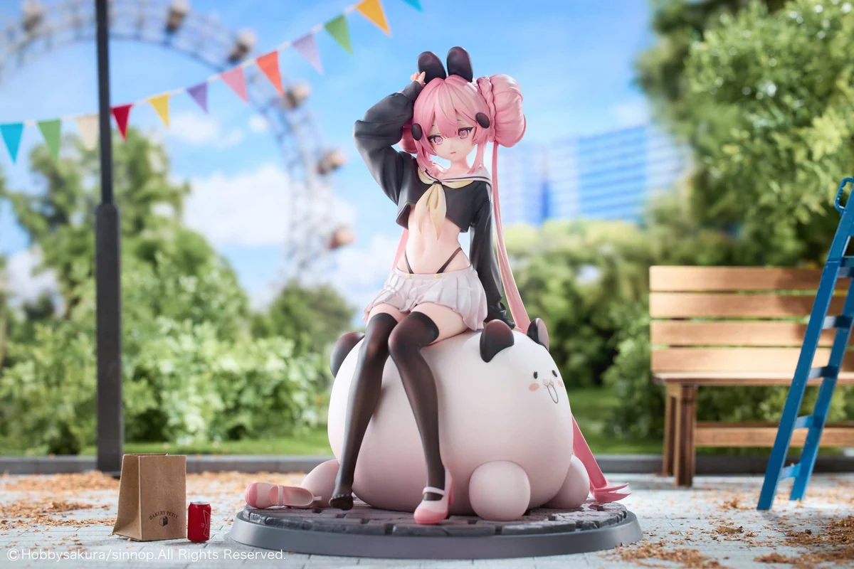 "Official Hobbysakura Studio 1/6 真点P Casual Ver. figure gallery, highlighting elegant details, charming attire, and unique personality from various."