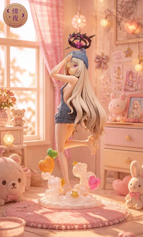"Scarlet Studio's Limited Edition 1/6 Sweater Hina Resin Anime Figure, featuring the graceful character in a stylish sweater."