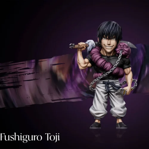 "Dynamic Toji Fushiguro WCF PU Figure from YZ Studio, capturing his formidable presence in this premium Jujutsu Kaisen statue."