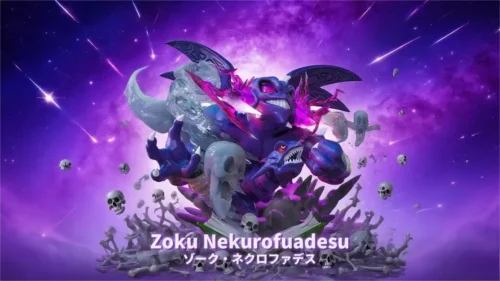 "Exclusive Yu-Gi-Oh! Cartoon Great Leviathan figure by Wasp Studio, a vibrant, dynamically posed monster with exaggerated, playful cartoon styling."