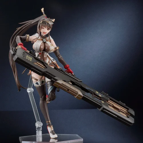 { "alt_text": "PLAMATEA MX-chan model kit, Max Factory. Vibrant, articulated, customizable anime with intricate futuristic details."