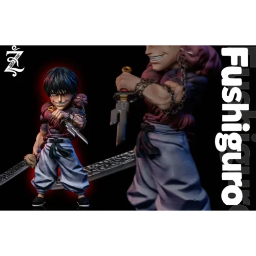 "Dynamic Toji Fushiguro WCF figure by Z.Studio from Jujutsu Kaisen, showcasing various angles and muscular details. A premium compact display piece."