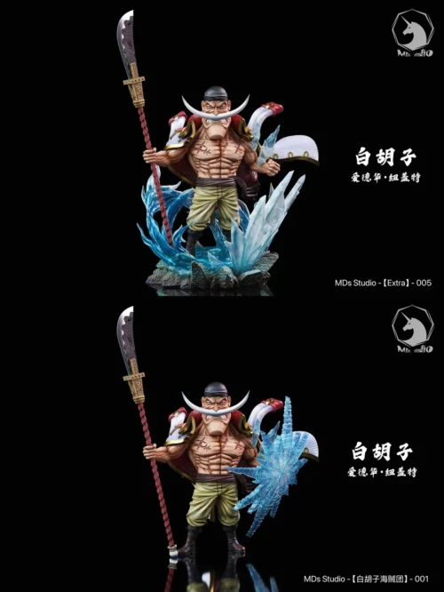 "Premium One Piece Edward Newgate Whitebeard statue by MDS Studio, showcasing his iconic legendary power and commanding dynamic presence."