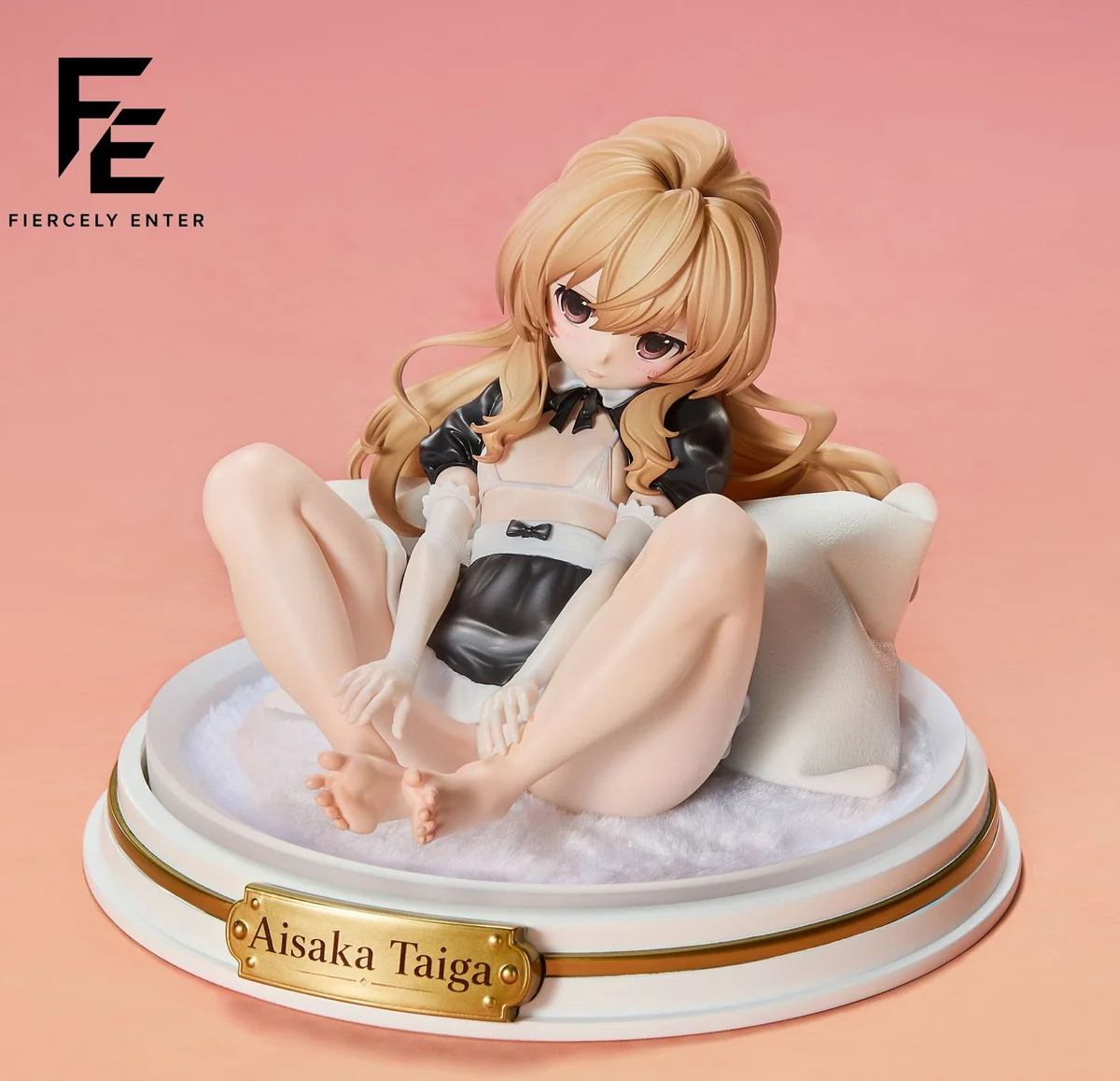 "Limited edition Taiga Aisaka Maid LED resin statue, with premium luminous sculpt and charming pose viewed from a new angle."
